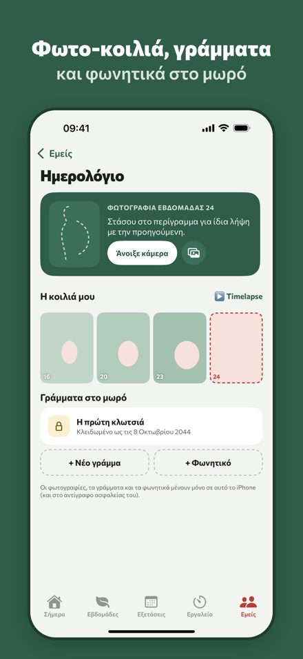 Pregnancy journal with bump photos
